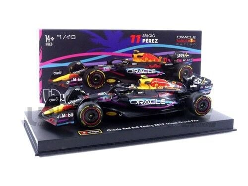BURAGO RED BULL RACING RB19 #11 SERGIO PEREZ MIAMI GP  1:43