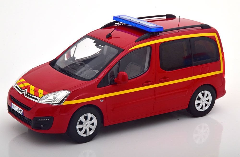 NOREV CITROEN BERLINGO  `BRANDWEER` 2017 ROOD 1:18 (181641)
