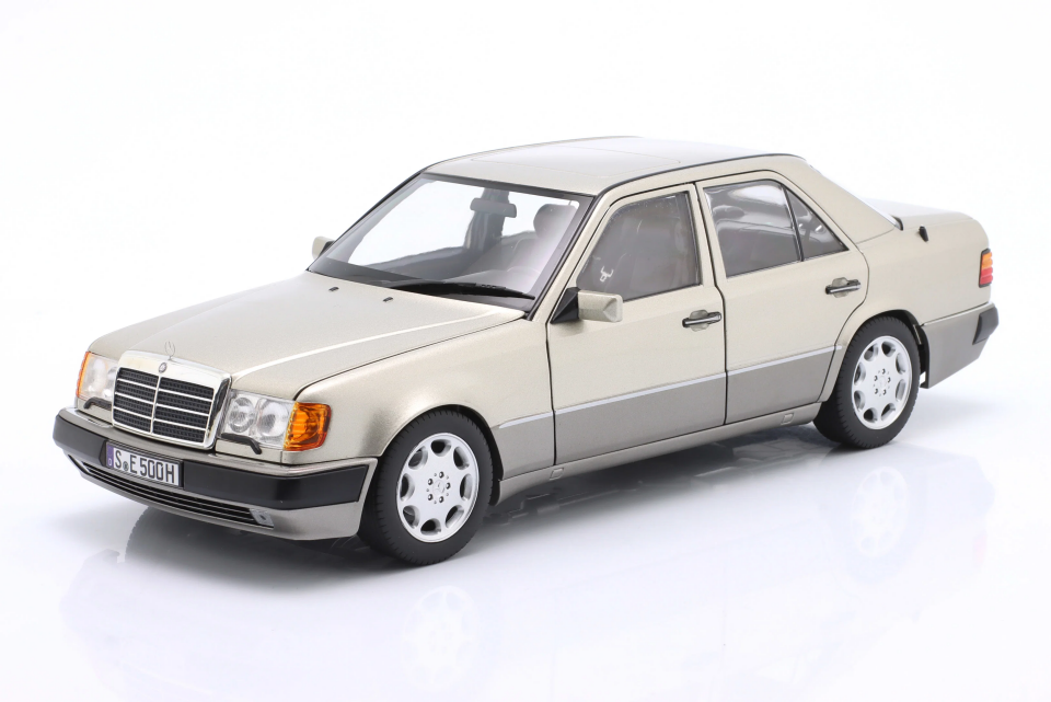 NOREV MERCEDES-BENZ 500 E W124 SMOKE SILVER 1:18