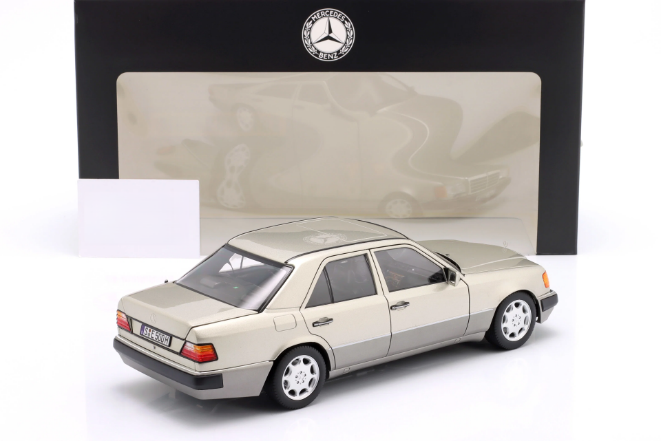 NOREV MERCEDES-BENZ 500 E W124 SMOKE SILVER 1:18