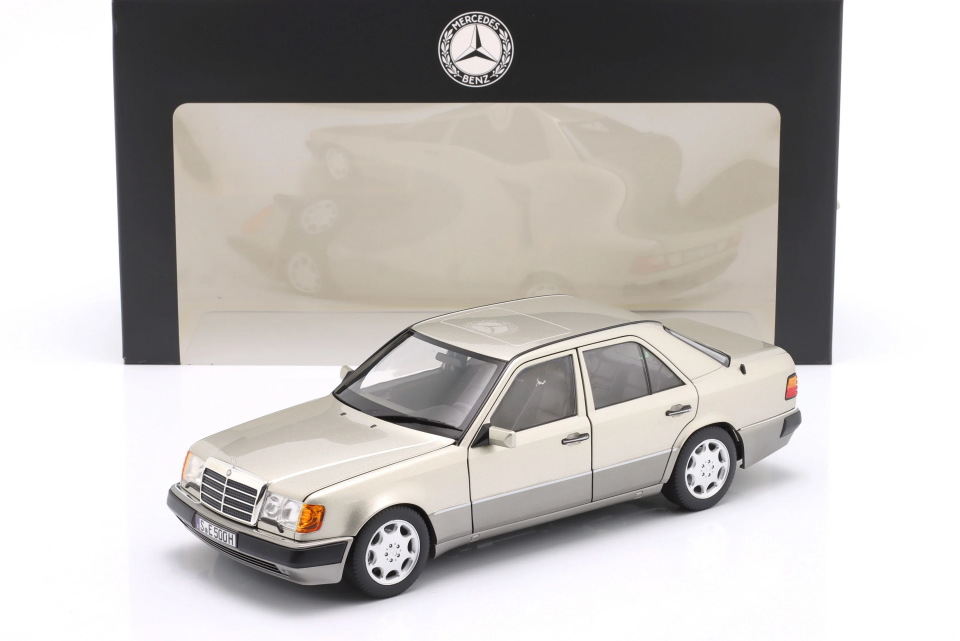 NOREV MERCEDES-BENZ 500 E W124 SMOKE SILVER 1:18