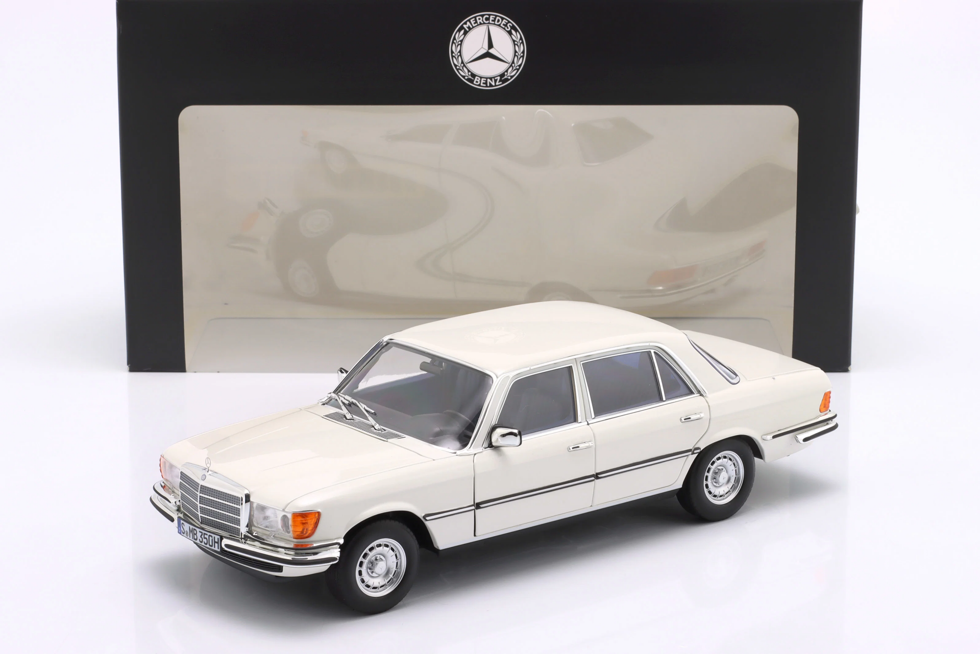 NOREV MERCEDES-BENZ 350 SEL W116 WHITE 1:18