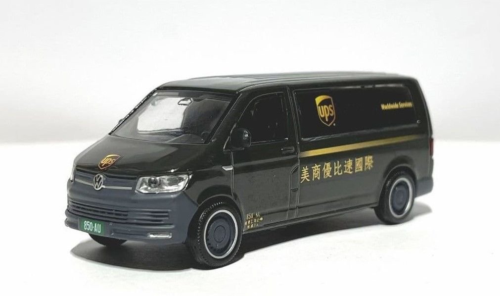 TINY VW T6 TRANSPORTER HONG KONG UPS (ATC64557) 1:64