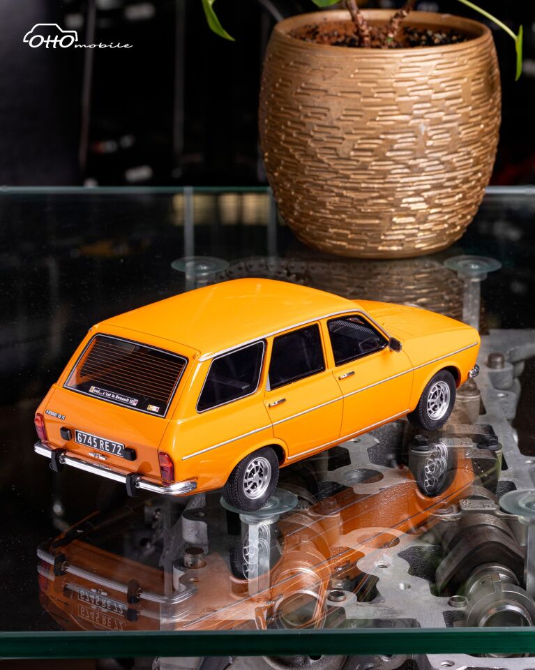 1:18 Otto 1975 Renault 12 TS Break Orange