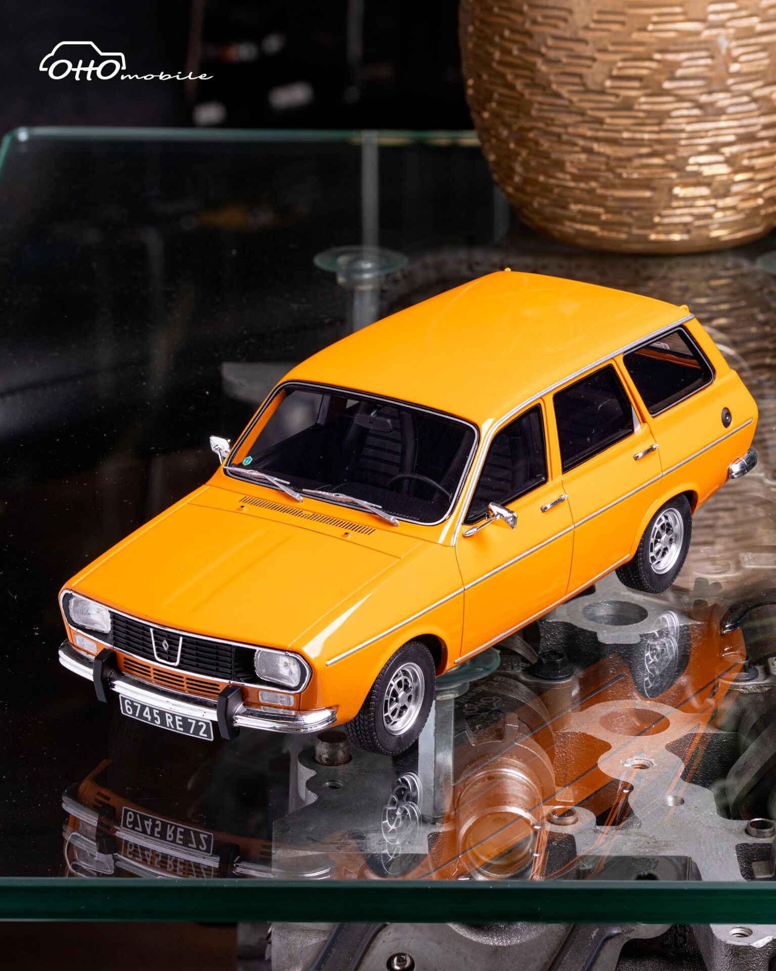 1:18 Otto 1975 Renault 12 TS Break Orange