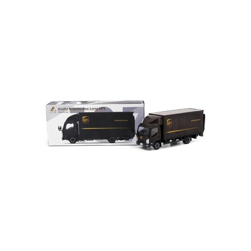 TINY ISUZU N SERIES BOX LORRY UPS (ATC64923) 1:64