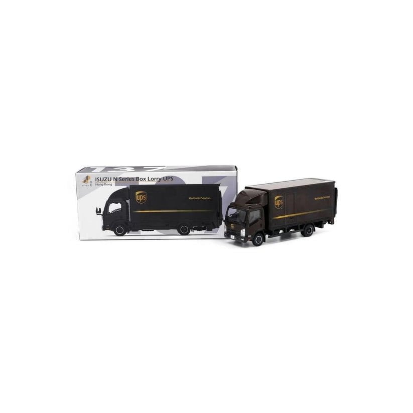 TINY ISUZU N SERIES BOX LORRY UPS (ATC64923) 1:64