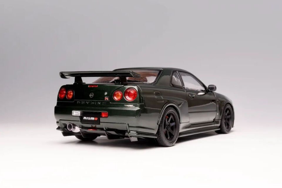 MOTORHELIX NISSAN SKYLINE GT-R R34 NİSMO Z-TUNE DARK GREEN 1:18 (M83408)