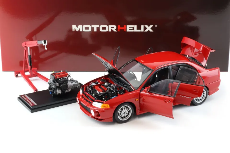 1:18 1999 Mitsubishi Lancer Evolution IV WITH ENGINE AND ACCESSORIES