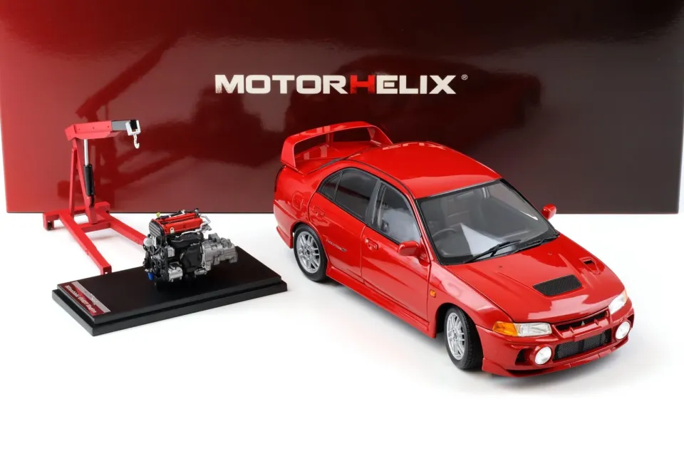 1:18 1999 Mitsubishi Lancer Evolution IV WITH ENGINE AND ACCESSORIES
