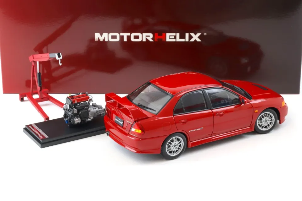 1:18 1999 Mitsubishi Lancer Evolution IV WITH ENGINE AND ACCESSORIES