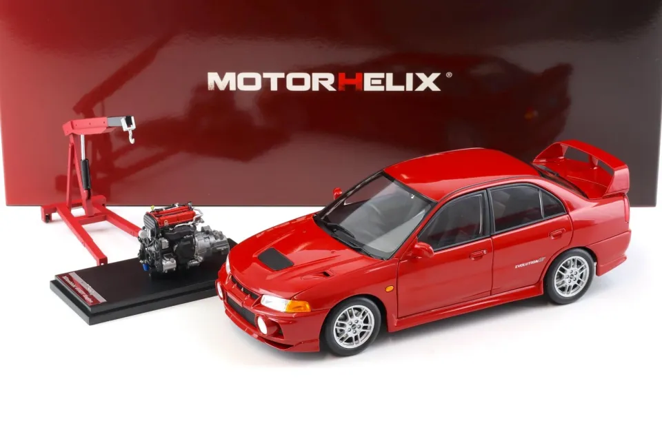 1:18 1999 Mitsubishi Lancer Evolution IV WITH ENGINE AND ACCESSORIES