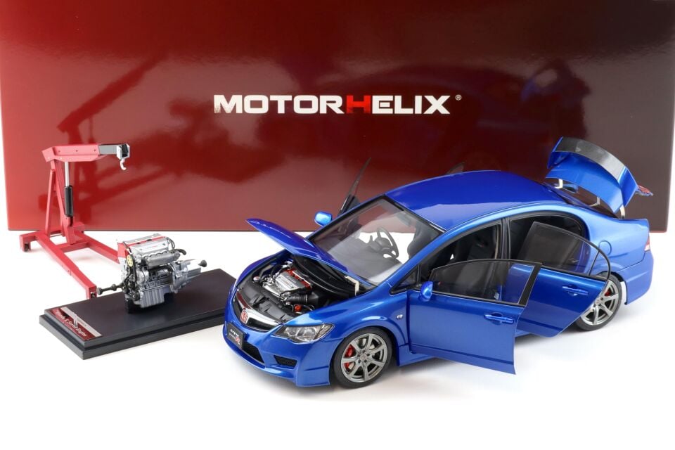 MOTORHELIX 1:18 HONDA CIVIC TYPE R (FD 2) 2007 M85409