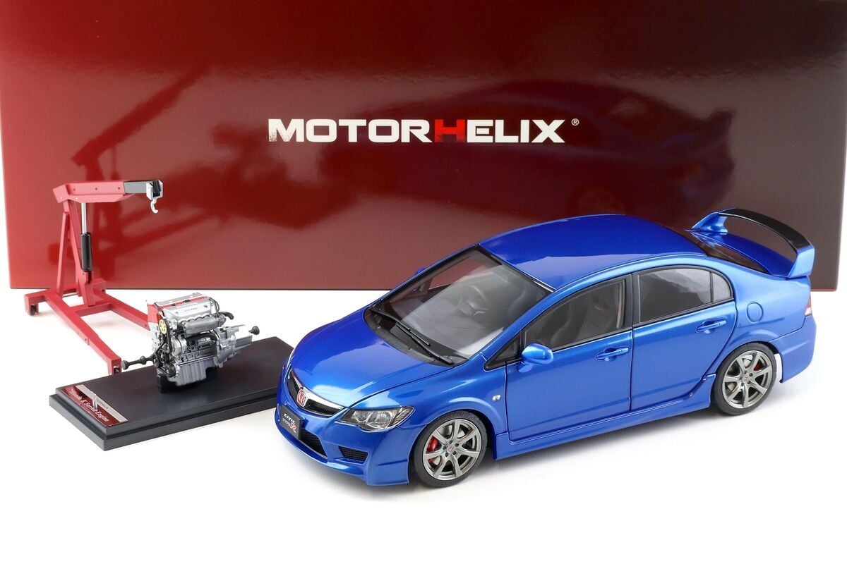 MOTORHELIX 1:18 HONDA CIVIC TYPE R (FD 2) 2007 M85409