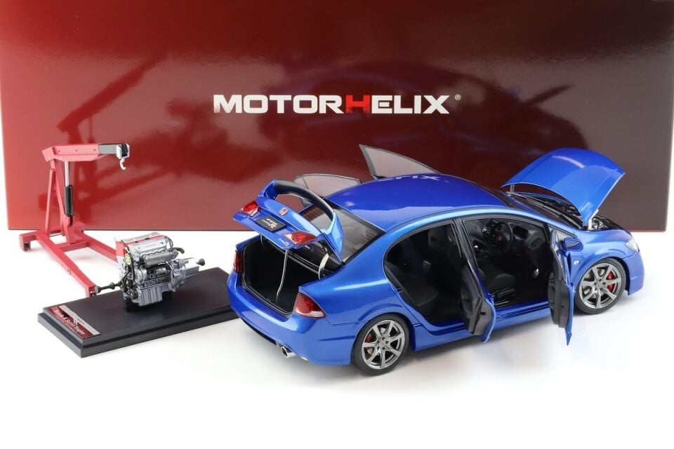 MOTORHELIX 1:18 HONDA CIVIC TYPE R (FD 2) 2007 M85409