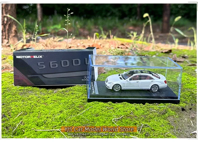 MOTORHELİX 1:64 BENZ S-CLASS S600L (W221) WHİTE