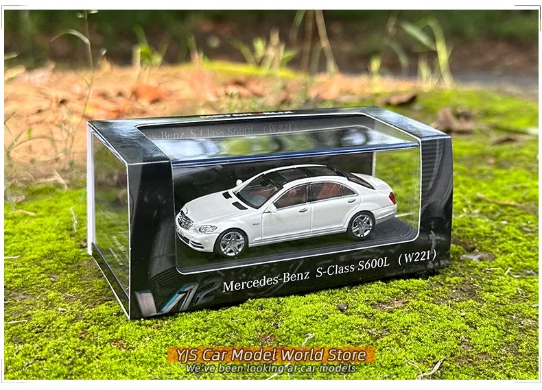 MOTORHELİX 1:64 BENZ S-CLASS S600L (W221) WHİTE