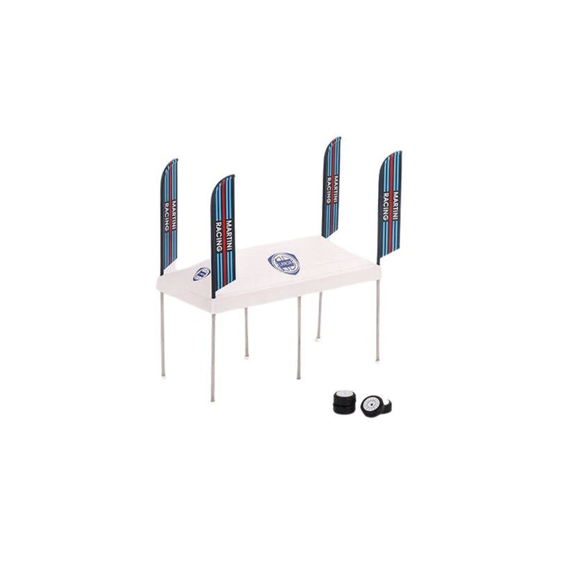 MINI GT RODDOCK SERVICE TENT SET (AC16) 1:64