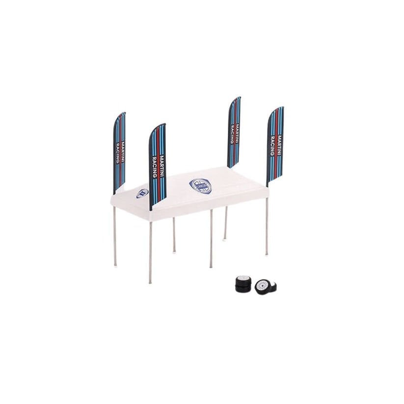 MINI GT RODDOCK SERVICE TENT SET (AC16) 1:64