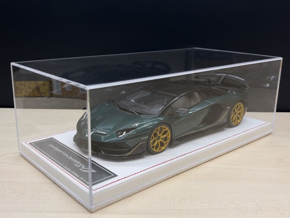 DINO MODEL LAMBORGHINI AVENTADOR SVJ VERDE HYDRA 1:18