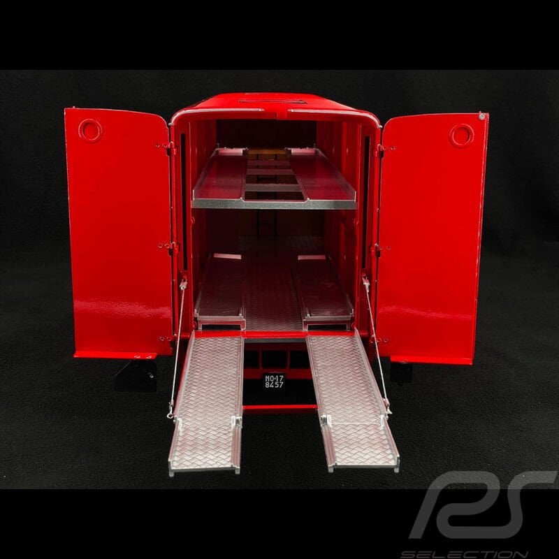 Fiat OM 150 Rolfo Ferrari race transporter 1967 red 1/18 CMR CMR176
