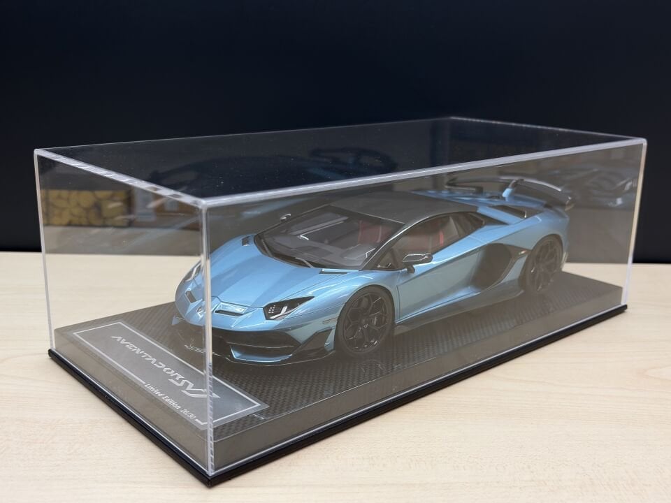 DINO MODEL LAMBORGHINI AVENTADOR SVJ AZZURRO THETIS 1:18