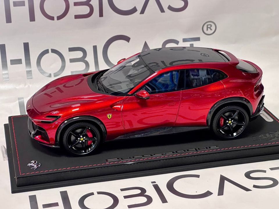 BBR FERRARI PUROSANGUE RED MAGMA DISPLAY (P182191CF1) 1:18