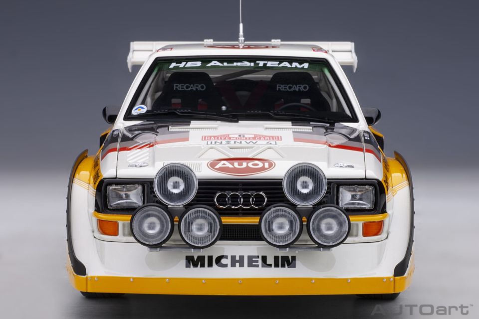 AUTO ART AUDI SPORT QUATTRO S1 MONTE CARLO 1986 6 (88602) 1:18