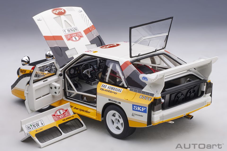 AUTO ART AUDI SPORT QUATTRO S1 MONTE CARLO 1986 6 (88602) 1:18