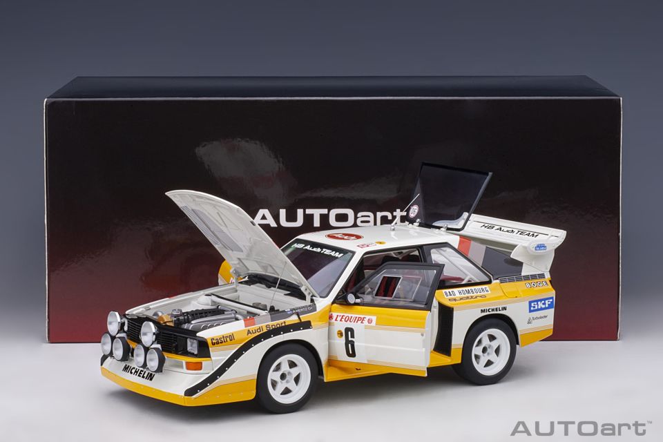 AUTO ART AUDI SPORT QUATTRO S1 MONTE CARLO 1986 6 (88602) 1:18