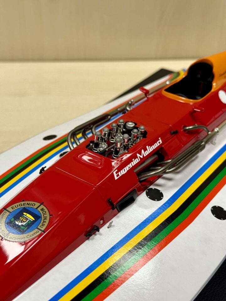 BBR 1:18 Molinari 4 Spot Motorboat Limited