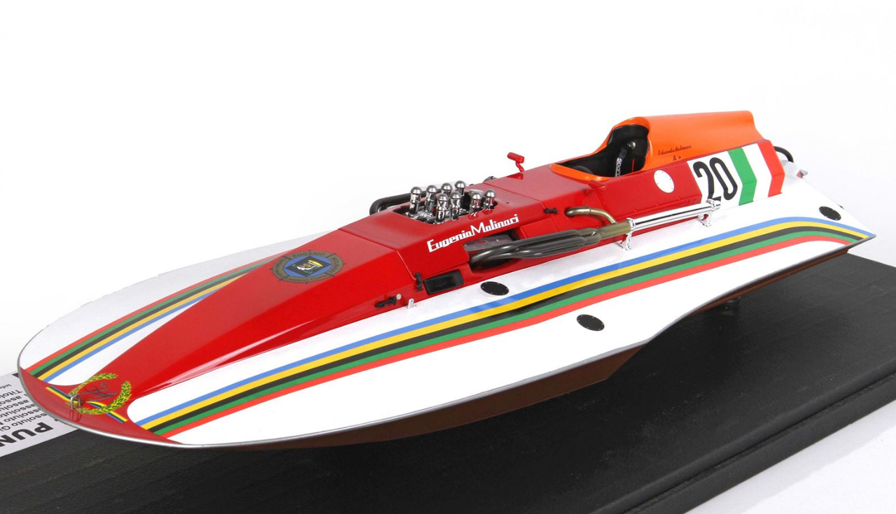 BBR 1:18 Molinari 4 Spot Motorboat Limited