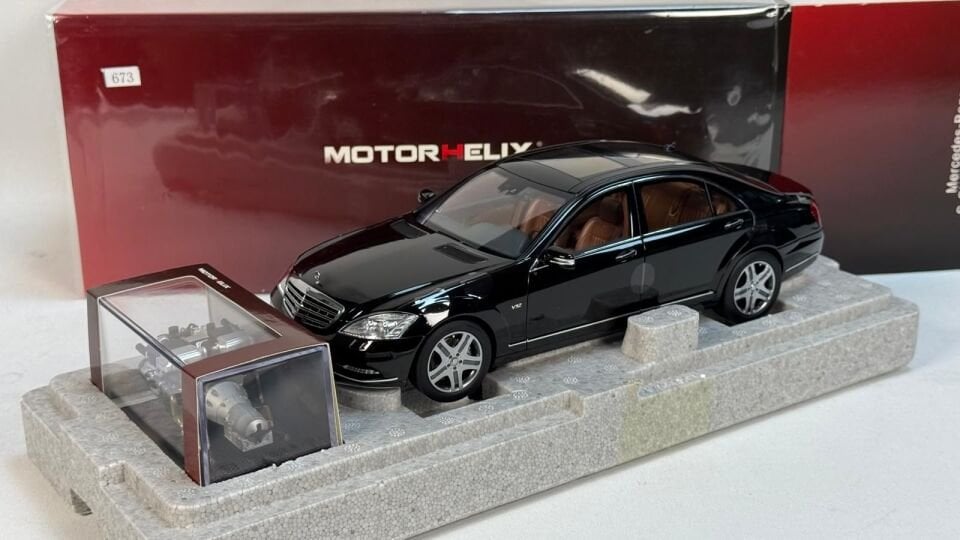 MOTORHELIX MERCEDES-BENZ S-CLASS S600L AMG W221 – BLACK POSTED IN