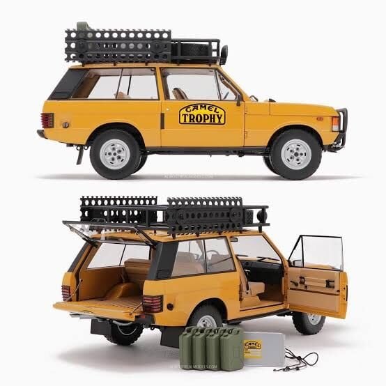 ALMOST REAL 1:18 LAND ROVER RANGE ROVER CAMEL TROPHY PAPUA NEW GUINEA