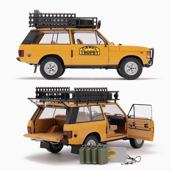 ALMOST REAL 1:18 LAND ROVER RANGE ROVER CAMEL TROPHY PAPUA NEW GUINEA