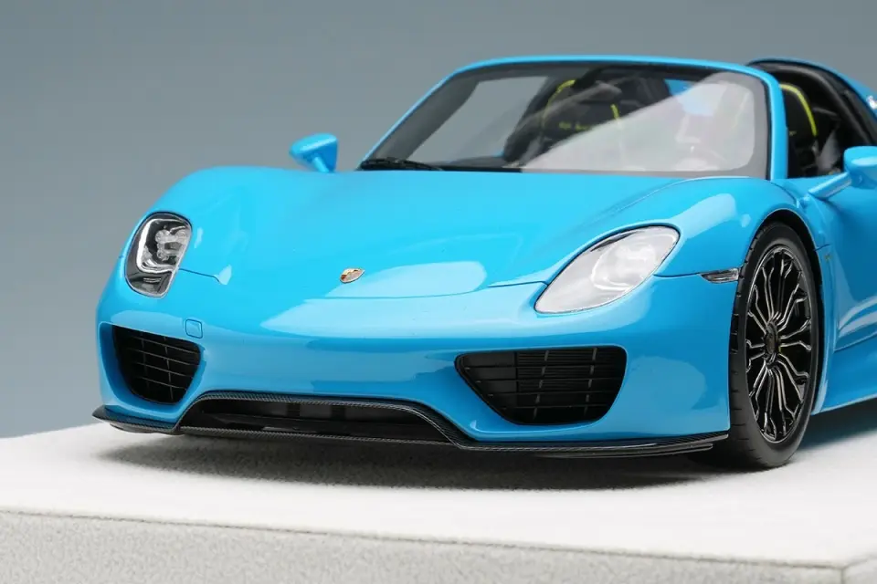 MAKE UP PORSCHE 918 SPYDER RIVIERA BLUE 1:18