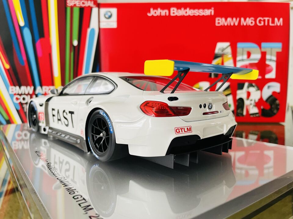 KYOSHO BMW M6 GTLM Art Car John Baldessari n°19 Procar Series 1979 1/18