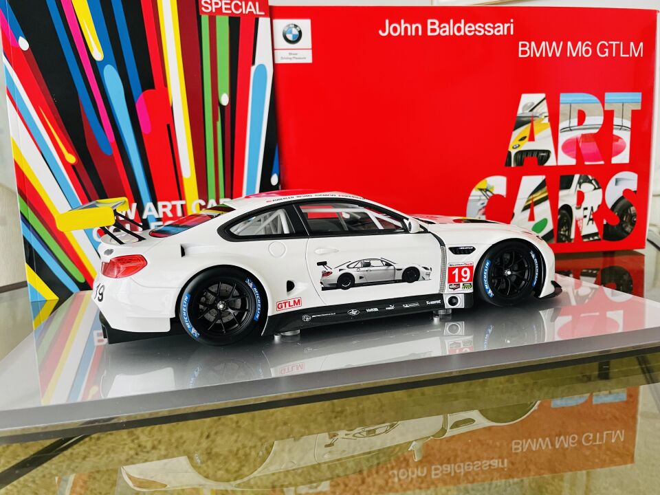 KYOSHO BMW M6 GTLM Art Car John Baldessari n°19 Procar Series 1979 1/18