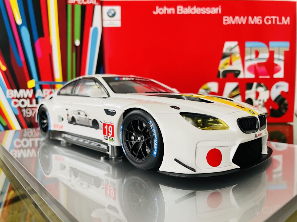 KYOSHO BMW M6 GTLM Art Car John Baldessari n°19 Procar Series 1979 1/18