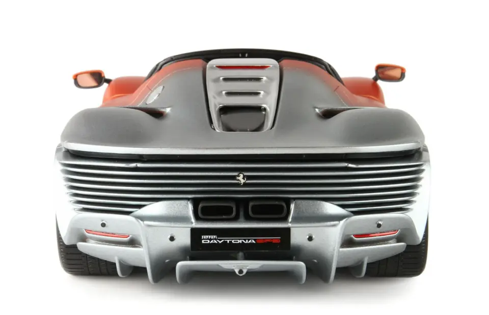 BBR FERRARI SP3 DAYTONA SEAT ORANGE/TITANIUM GREY 1:18