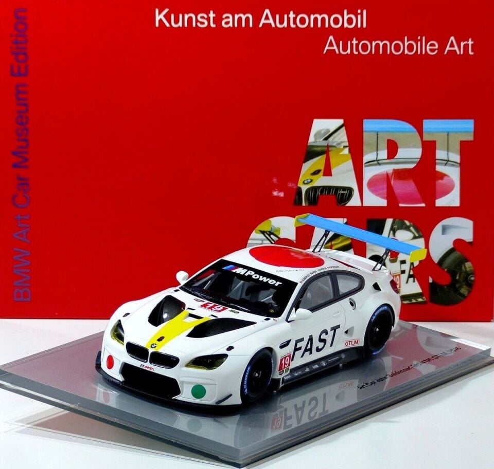 KYOSHO BMW M6 GTLM Art Car John Baldessari n°19 Procar Series 1979 1/18