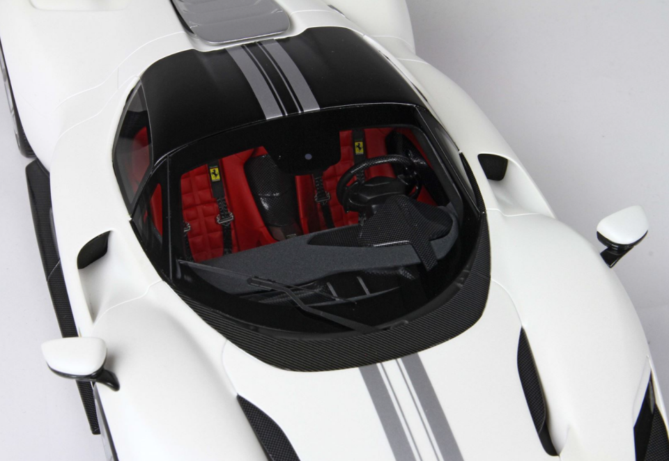 BBR FERRARI DAYTONA SP3 ICONA SERIES MATT ITALIA WHITE 1:18