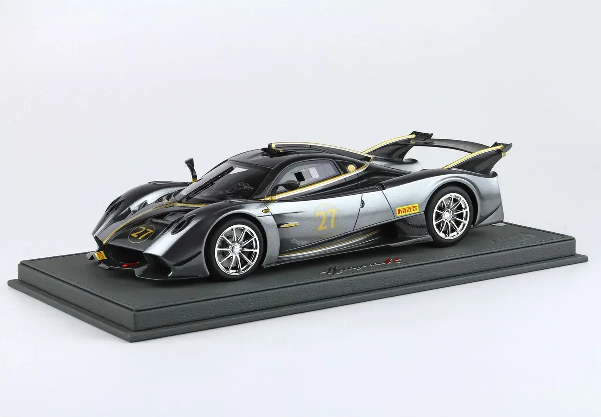 BBR PAGANI HUAYRA R METALLIC GREY 1:18