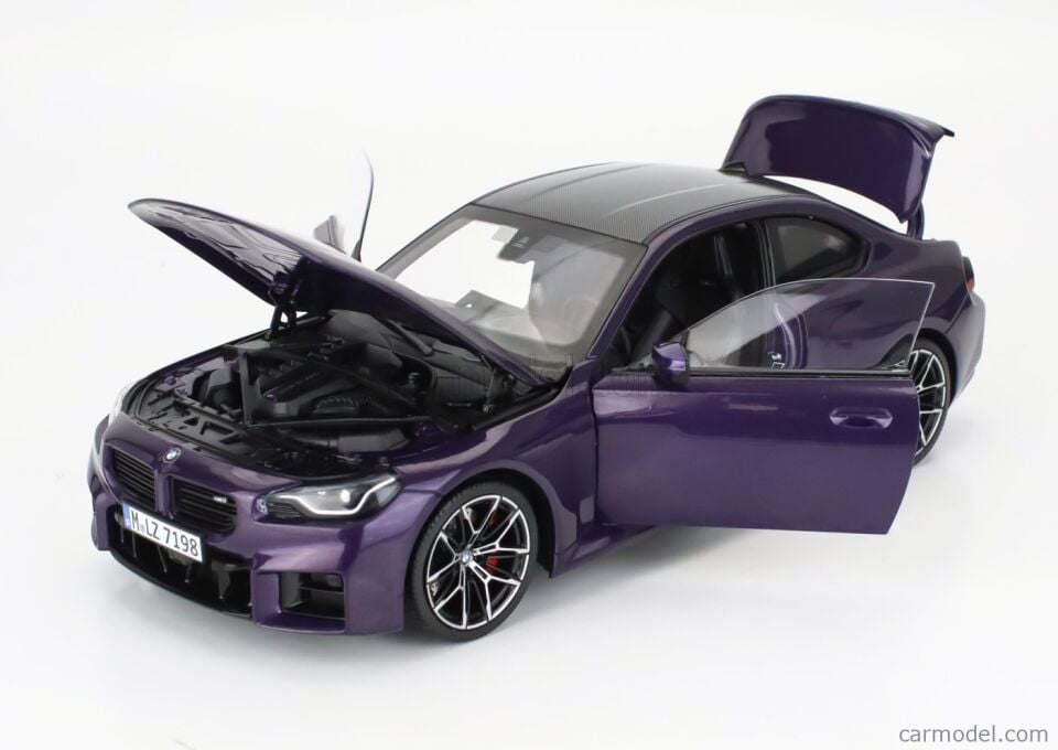 Minichamps 2024 BMW M2 Coupe (G87) Twilight Violet 1:18