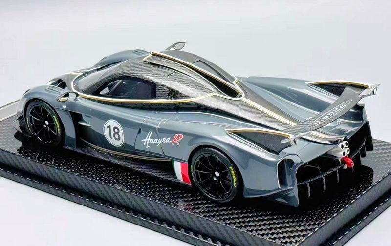 VIP SCALE MODELS  PAGANI HUAYRA R DARK GREY 1:18