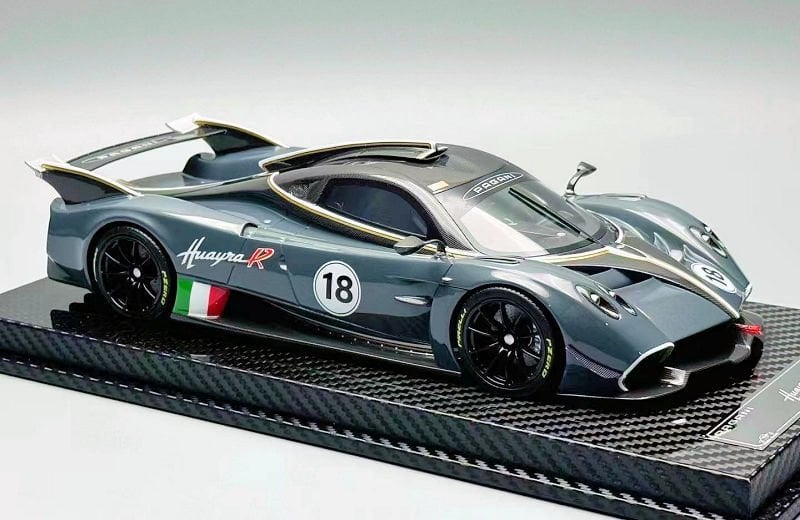VIP SCALE MODELS  PAGANI HUAYRA R DARK GREY 1:18