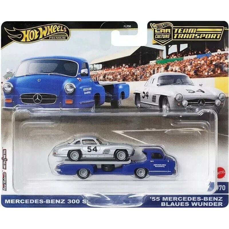 HOT WHEELS 7MERCEDES BENZ 300 SL 1:64