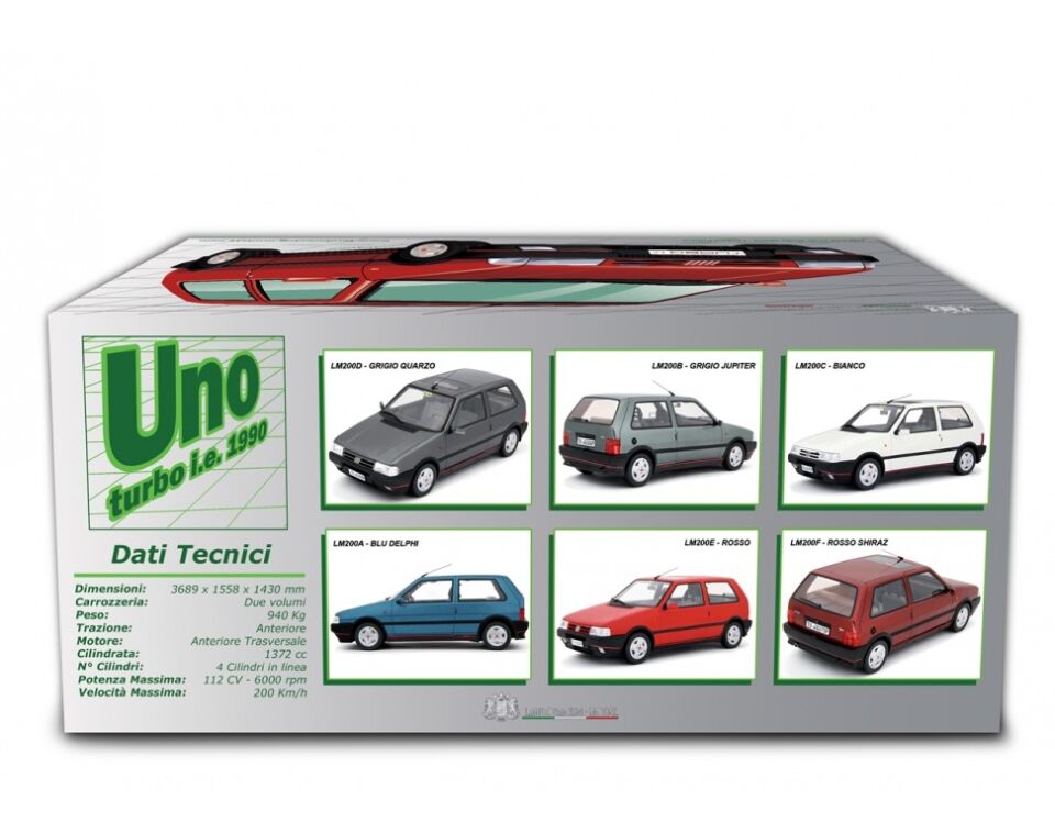LAUDORACING 1:18 Fiat Uno Turbo i.e. 1.4 1990