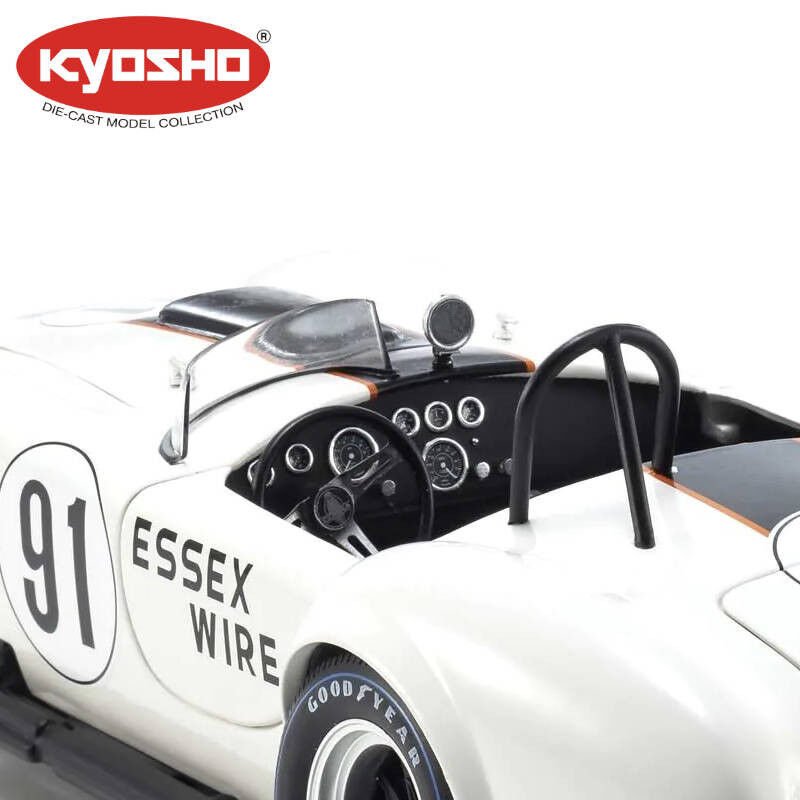 KYOSHO DIE CAST 1:18 SHELBY COBRA 427 S/C ESSEX WIRE BRIDGEHAMPTON 1965