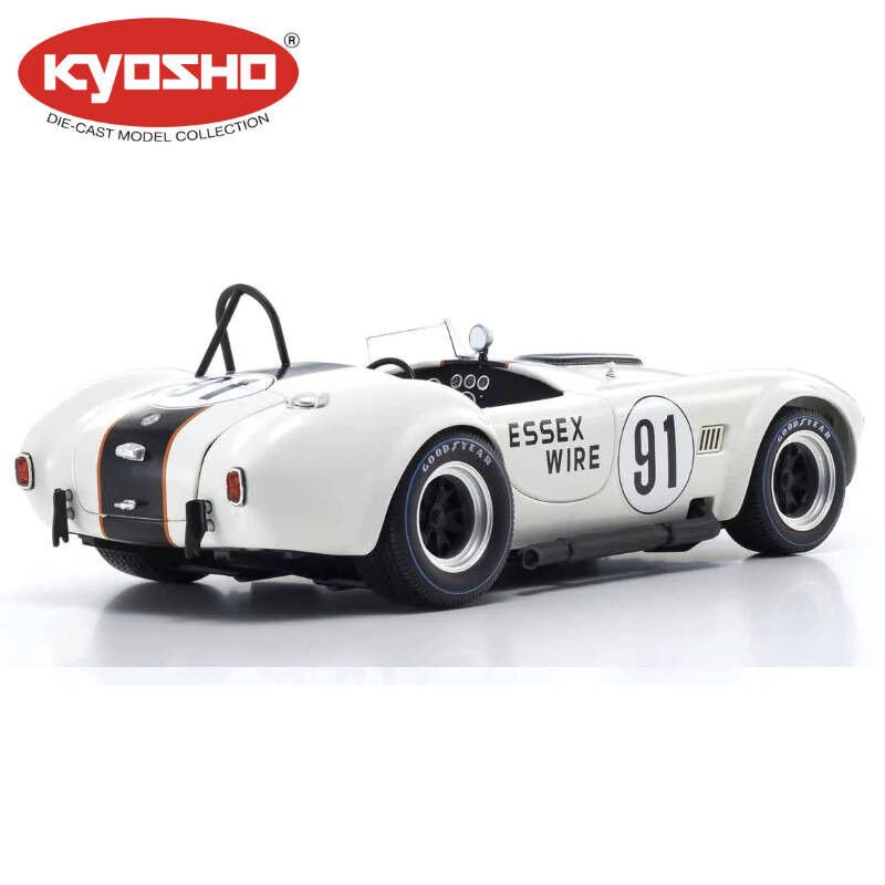 KYOSHO DIE CAST 1:18 SHELBY COBRA 427 S/C ESSEX WIRE BRIDGEHAMPTON 1965